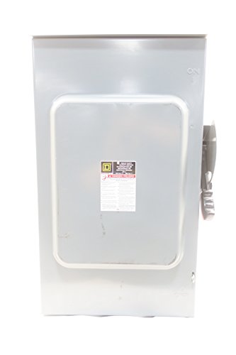 SQUARE D H364NRB FUSIBLE Disconnect Switch 200A AMP 3P 600V-AC D597781