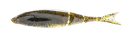 Z-MAN Razor Shad, 4.5', Green Pumpkin (RSHAD45-46PK4)