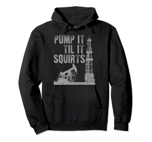 Funny Oil Field Art For Men Women Oilfield Plant Pump Lovers Pullover Hoodie