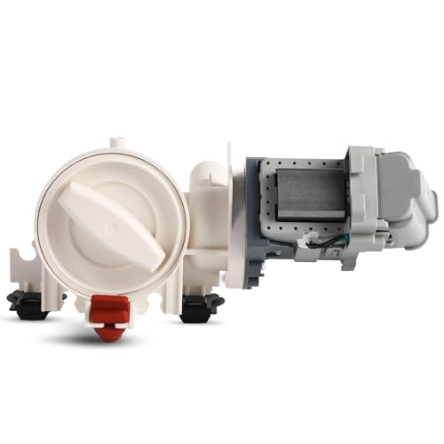 NEW 280187 8181684 Front Load Clothes Washer Drain Pump Filter Compatible with Whirlpool Duet Maytag Epic Kenmore HE Front Load Washers - 1 Year Warranty (Installation instructions included)