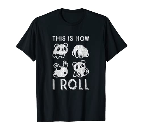 This Is How I Roll baby panda, Cute Little Bear Panda design T-Shirt