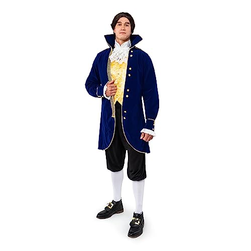 Spooktacular Creations Adult Men Aristocrat Costume for Halloween Costumes Dress Up Party, Aristocrat Costume, 1800s Costume Men, Role Play-Standard