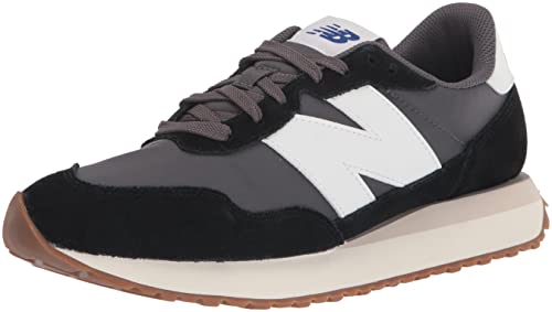New Balance Men's 237 V1 Sneaker, Black/Magnet/Gum, 9.5