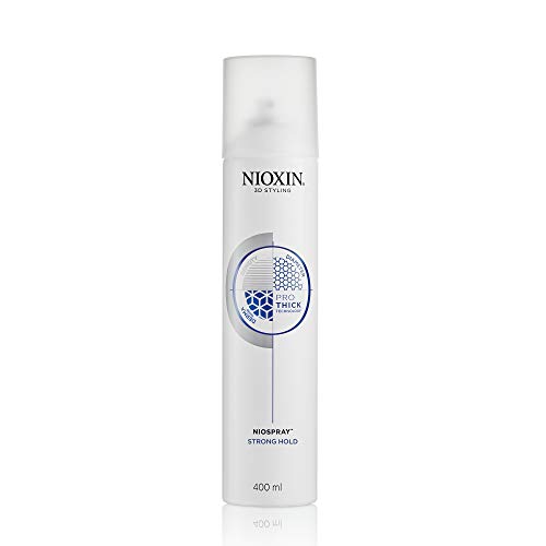 Nioxin Niospray Strong Hold Hairspray, Firm Hairspray for Fine Hair, Provides a Long Lasting End Looks, 10.6 oz