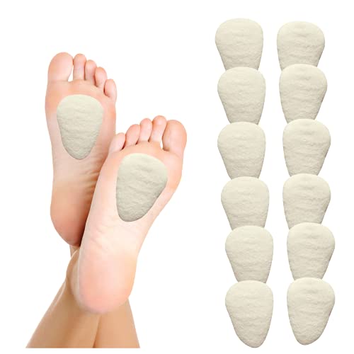Hapad Metatarsal Pads Large 3/8',Metatarsal Pad for Metatarsalgia and Morton’s Neuroma- Metatarsalgia Foot Pads - Pack of 6 Pairs