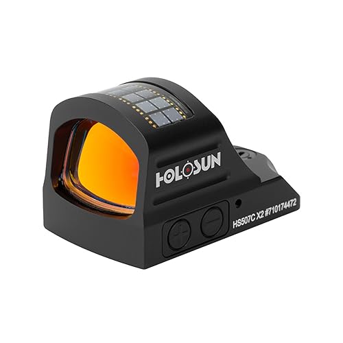 HOLOSUN HS507C-X2 Classic Multi Reticle Red Dot Sight, BLACK