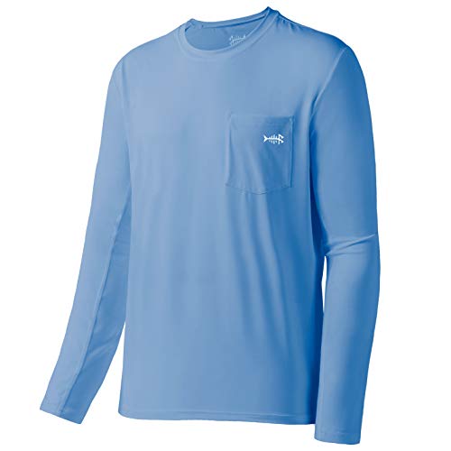 BASSDASH Men’s UPF 50+ Performance Long Sleeve T-Shirt UV Sun Protection Fishing Hiking Sports Shirts