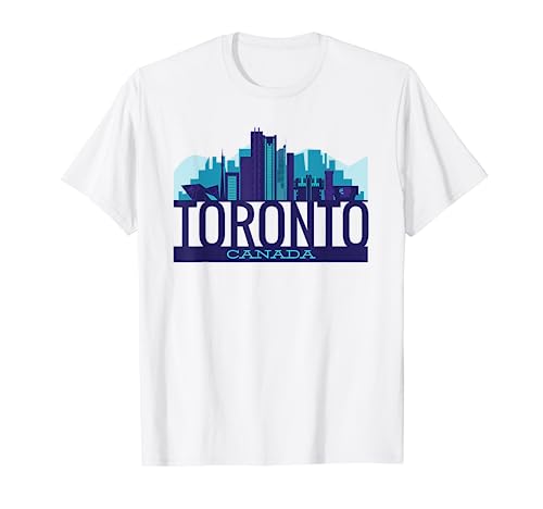 Toronto Skyline Canada Souvenir Gift T-Shirt