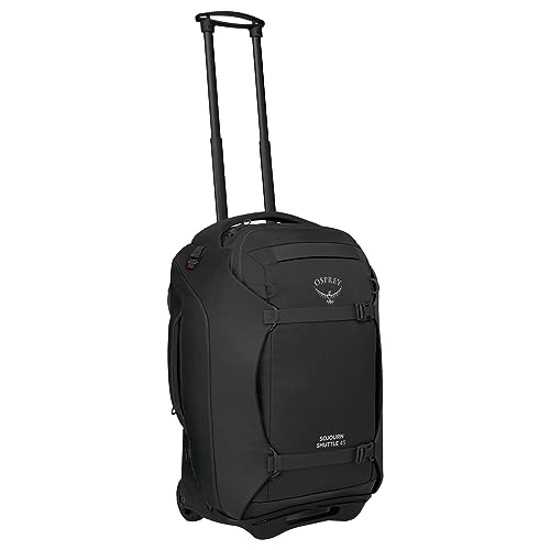 Osprey Sojourn Shuttle 22'/45L Wheeled Duffel Bag, Black