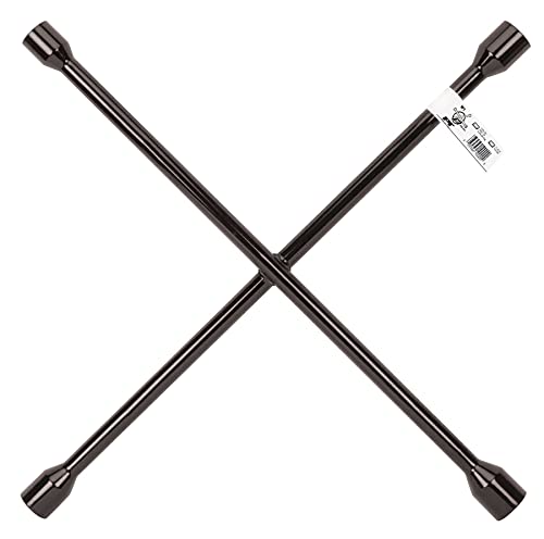 Performance Tool W1 Silver 20-Inch SAE/Metric 4-Way Cross Lug Wrench