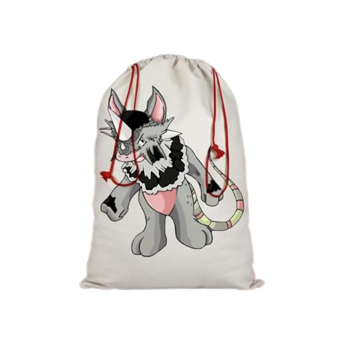 Snibble Sublimation Linen Drawstring Sack Medium - 12' X 16' - 30 X 40 (cm)