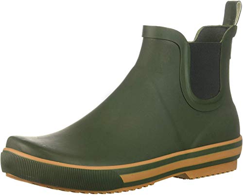 Rocket Dog Women's Rainbow Rubber Rain Boot, Green, 11