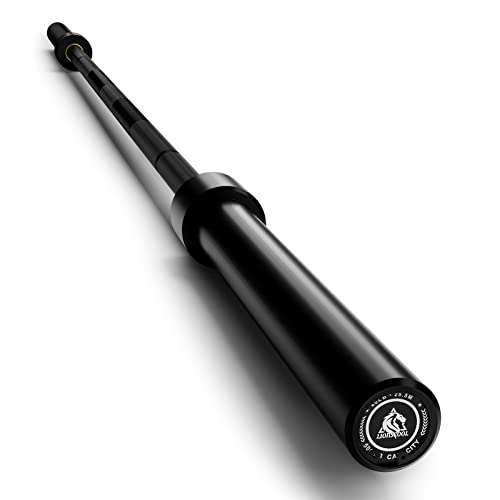 LIONSCOOL 7ft Olympic Bar for Weightlifting and Power Lifting, 2 Inch Barbell Bar for Squats, Deadlifts, Presses, Rows and Curls, 500LBS Weight Capacity