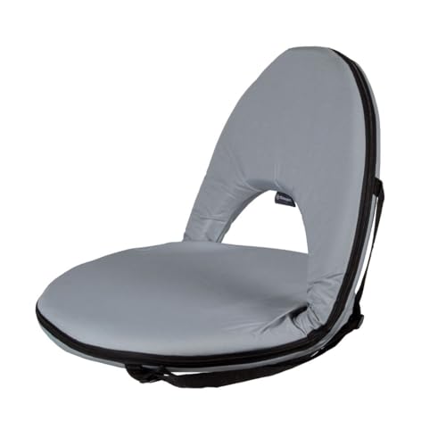STANSPORT - Go Anywhere Multi-fold Comfy Padded Floor Chair With Back Support (Gray) ,20.5' L x 21.5' W x 17' H