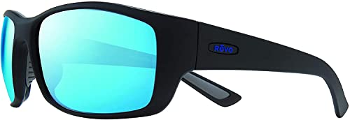 Revo Mens Dexter L85 Matte Black Frame/H20 Blue lens One Size One Size