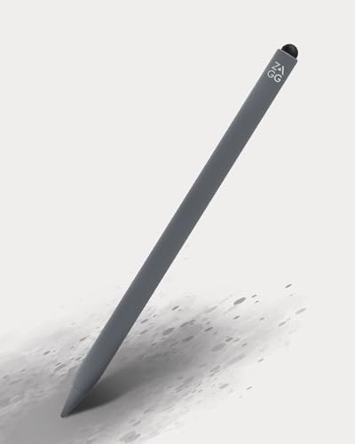 ZAGG Pro Stylus 2 - Active Dual-Tip with Capacitive Back-End, Wireless Charging, Palm Rejection, Tilt Recognition -Compatible w/iPad Pro 11/12.9 (3,4, & 5 Gen)/Air 10.9/iPad 10.2/9.7/Mini 5 & 6 - Gray
