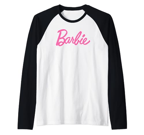 Barbie - Classic Barbie Logo Raglan Baseball Tee