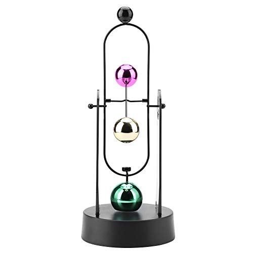 ZJchao Electronic Shake Wiggle Device Perpetual Motion Model Electronic Swinging Kinetic Art Craft Decoration Perpetual Motion Swing Balance Balls Office Desk Ornament Home Decor Gift
