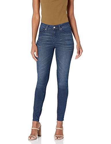 Signature by Levi Strauss & Co. Gold Label Women's Totally Shaping Skinny Jeans, Blue Laguna, 6 Medium