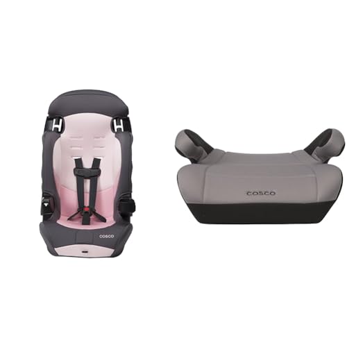 Cosco Finale DX 2-in-1 Booster and Topside Backless Booster Car Seats, 65 and 100 lbs