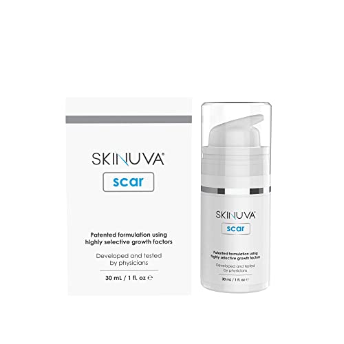 Skinuva Next Generation Scar Cream - Advanced Scar Cream Formulated with Growth Factors (1 oz)