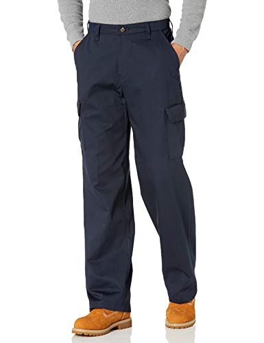 Red Kap Men's Cotton Cargo Pant , Navy, 46x30