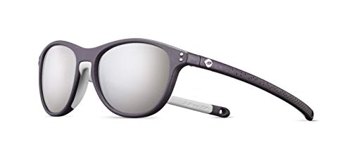 Julbo Nollie Youth Sunglasses, Aubergine/Light Gray Frame - Spectron 3 Smoke Lens w/Silver Mirror