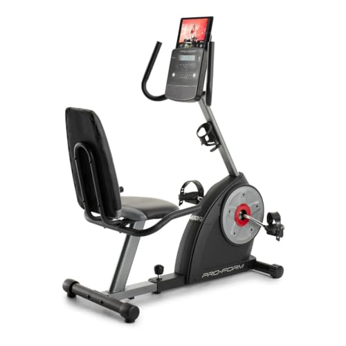 ProForm Cycle Trainer 400 RI Recumbent Bike with LCD Display and 16 Digital Resistance Levels for Home on Indoor Stationary Bike, 275 lbs Weight Capacity