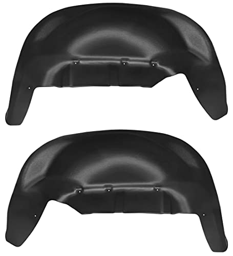 Husky Liners - Rear Wheel Well Guards | Fits 2019 - 2024 Chevrolet Silverado 1500 (Excludes ZR2) - Black, 2 pcs. | 79061