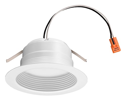 Lithonia Lighting 4BEMW LED 30K M6 LED Recessed Downlighting, 3000K, 11 Watt, 4-Inch, Matte White