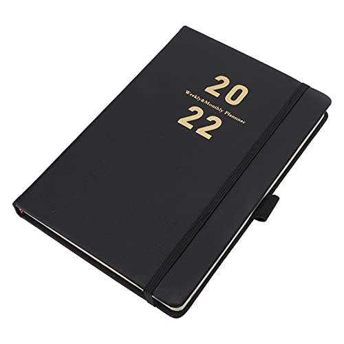 Cabilock 1Pc 2022 Agenda Book agenda schedule notepad Agenda Planner portable steno note books Appointment Planner writing notebooks time management notebook Journal student Paper pu