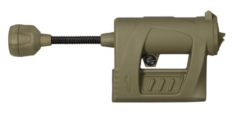 Princeton Tec Charge PRO Tactical RBI Maxbright LED Low-Profile Task Light with Flexible Neck, 55 Lumens, Water-Resistant, Essential Accessory for Fire Rescue, Military, Outdoors and Safety, Tan