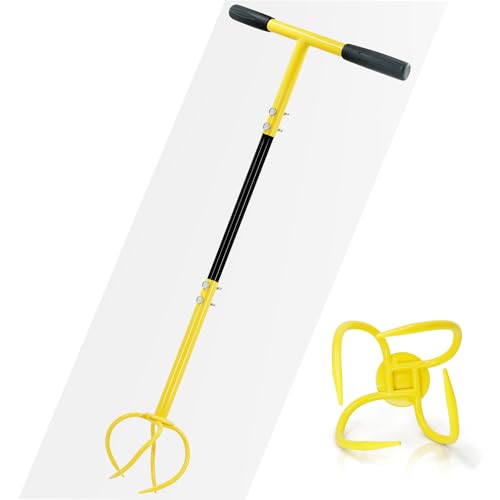 Byhagern Manual Twist Tiller, Efficient Tiller for Gardening, Efficient Soil Cultivation, Garden Bed Tiller, Premium Handheld Garden Tool