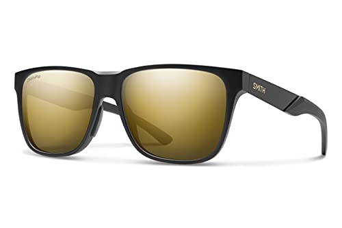 SMITH Lowdown Steel Lifestyle Sunglasses - Matte Black Gold | Chromapop Polarized Black Gold