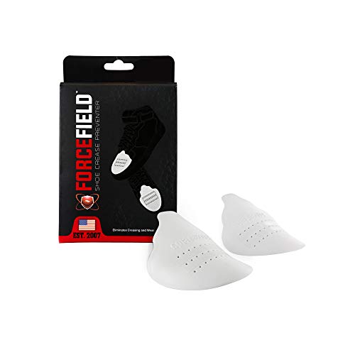 Forcefield Unisex Adult Crease Protector Shoe-and-boot-toe-guards, White, Medium US