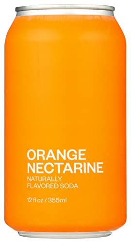 United Sodas Of America, Orange Nectarine Naturally Flavored Soda, 12 Fl Oz (Pack of 12)