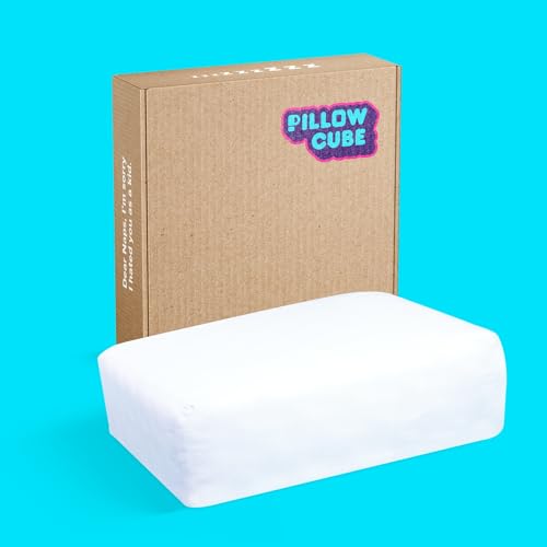 Pillow Cube Side Cube Pro - Most Popular (5”) Bed Pillows for Sleeping on Your Side, Cooling Memory Foam Pillow Support Head & Neck for Pain Relief - King, Queen, Twin 24'x12'x5'