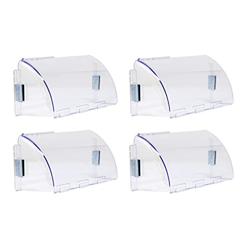 Air Vent Deflectors (4 PK, 4.3x10-14 Inch) for MAX airflow. Ideal as an Air Vent Deflector Ceiling, Ac Vent Deflector, Floor Vent Deflectors, or Heat Vent Deflector. Good Vent Covers for Home Ceiling!