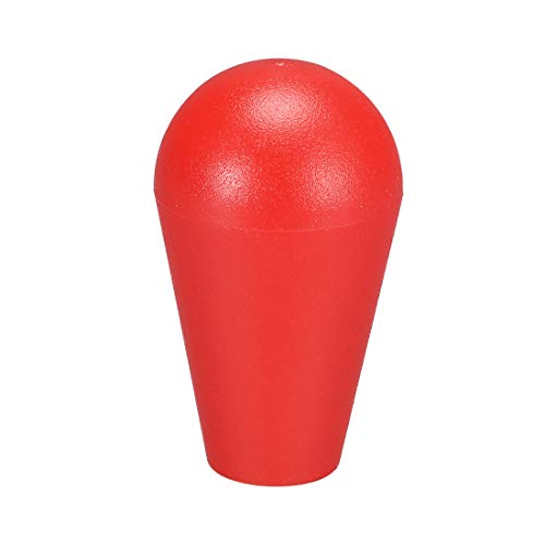 uxcell Ellipse Oval Joystick Head Rocker Ball Top Handle Arcade Game DIY Parts Replacement Red