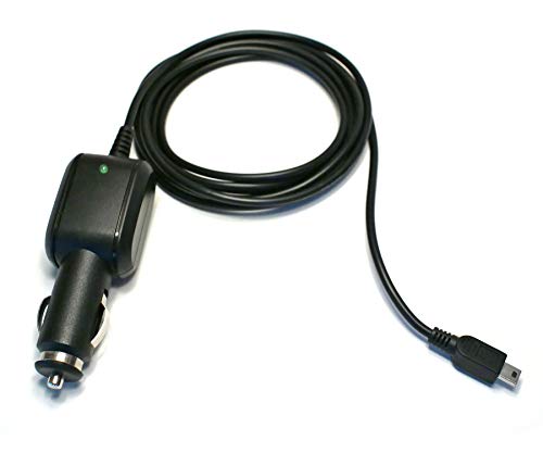 EDO Tech Mini USB Car Charger Vehicle Adapter Power Cord for Garmin Dash Cam 20 30 35 Mobius Novatek Mio Mivue Cobra Cdr830 Cdr840 E-Prance Ojocam Black Box for DVR Camera Recorder (10' Long)