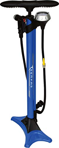 SURFAS MTB Bicycle High Pressure Air Pump Air Floor Pump Presta Schrader English Ball Boat Valve Adapter Air Gauge Road Bike