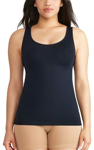 Yummie Women's Lena Seamless Shapewear Tank Top, Black, L/XL