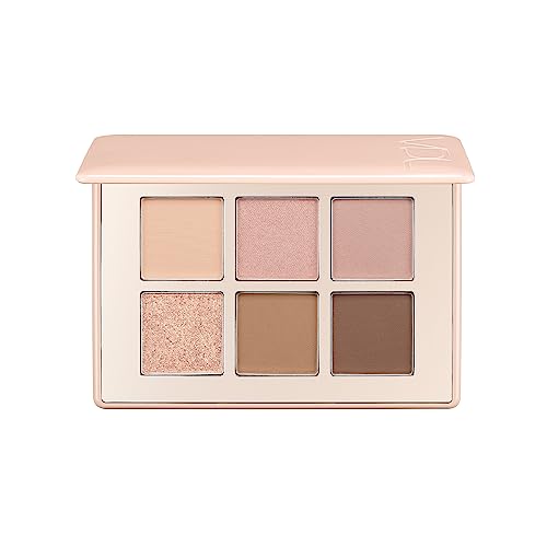 VDL Eye Shine Color Mode Eyeshadow Palette, 04 Cozy Neutral - Long Lasting 6 Vibrant Shades (0.25 oz) | Korean Skincare