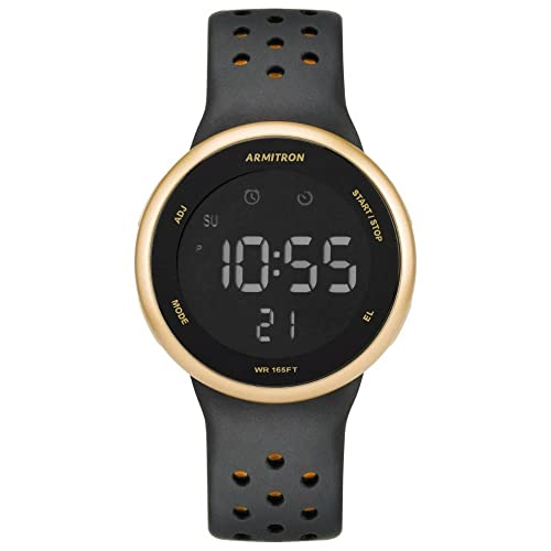 Armitron Sport Unisex Digital Chronograph Silicone Strap Watch, 40/8423