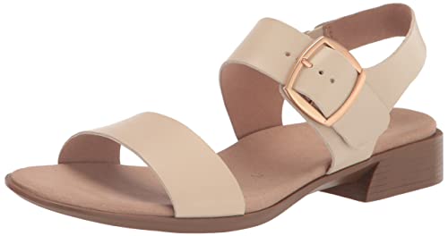 Munro Women's Cleo Heeled Sandal, Cream, 8.5 X-Narrow