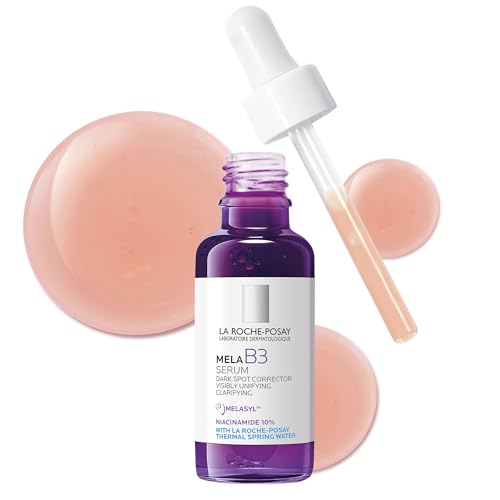La Roche-Posay Mela B3 Serum, Dark Spot Corrector With Anti-Aging Melasyl + 10% Niacinamide, Discoloration Correcting Serum for Sun Spots, Age Spots & Post-Acne Marks, Long-Lasting Results, 30ML