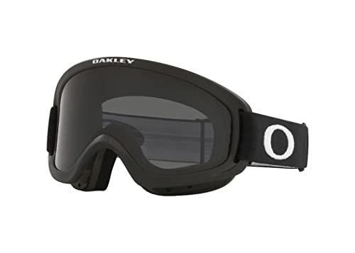 Oakley O-Frame 2.0 Pro S OO7126 Matte Black/Dark Grey Ski Goggles For Men For Women + BUNDLE with Designer iWear Eyewear Kit