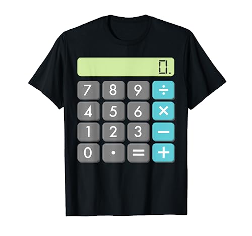 Calculator Halloween Costume Shirt Math Geek Cool Scary Gift T-Shirt