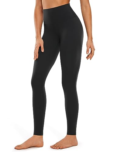 CRZ YOGA Butterluxe Extra Long Leggings for Tall Women 31 Inches - High Waisted Athletic Workout Leggings Soft Yoga Pants Black Small