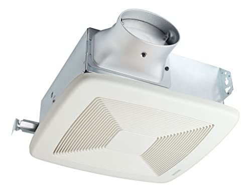 Broan-NuTone LP80 ENERGY STAR Certified LoProfile 4' Bath Ventilation Fan, 1.0 Sones, 80 CFM White Exhaust Fan